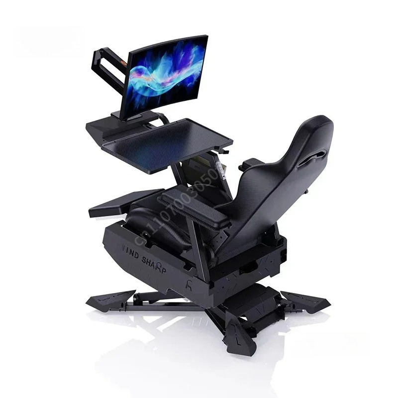 Standing Desk - Cabina de Juego Reclinable, Silla Ergonómica