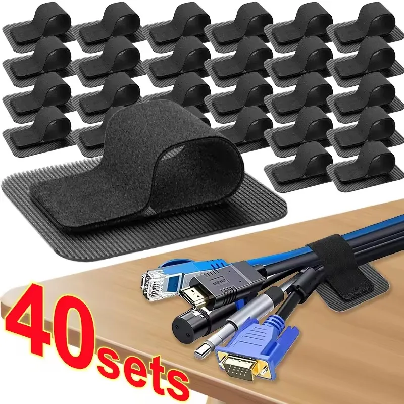 Desk Organizer - 4-40 Juegos de organizadores de cables