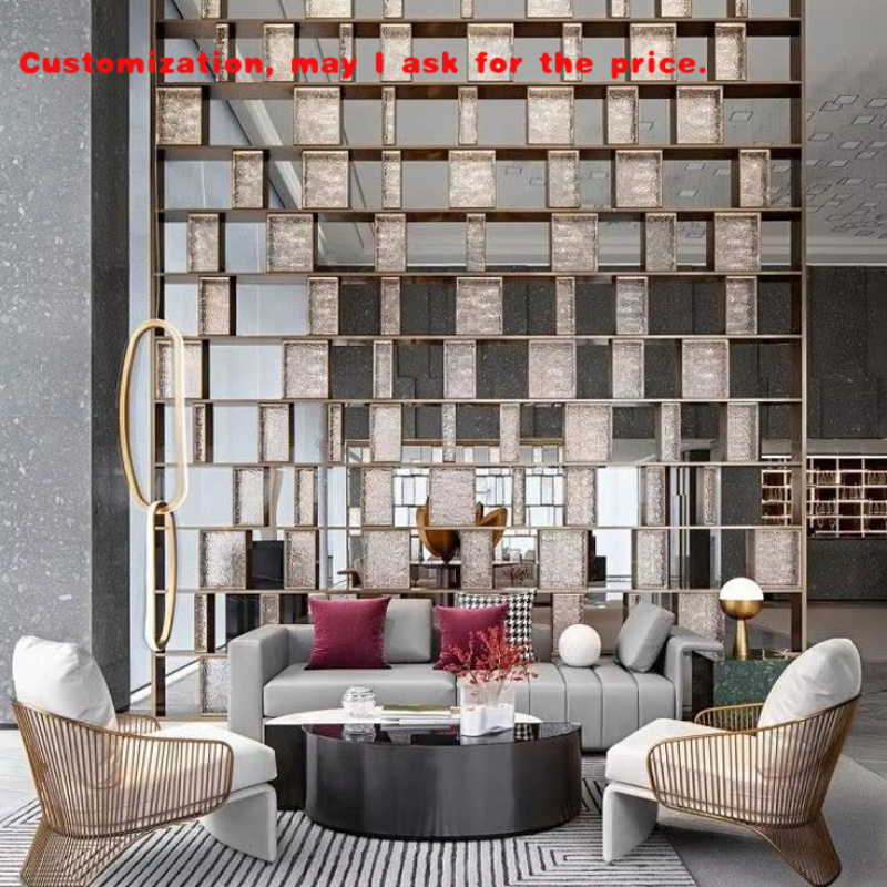 Partition Screen Divider - Divisorio moderno de acero inoxidable personalizado