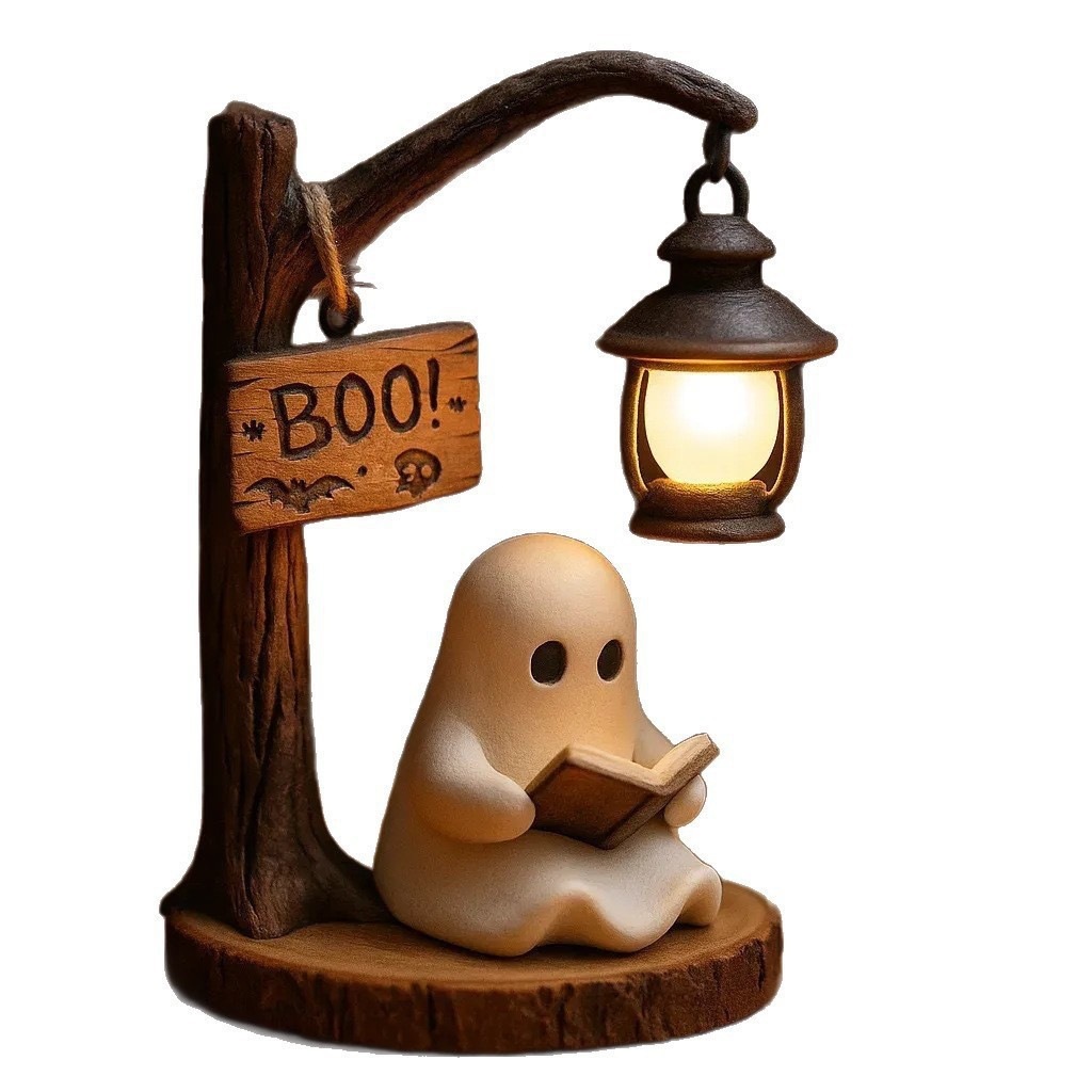 Desk Lamp - Lámpara de Lectura Fantasma de Resina,