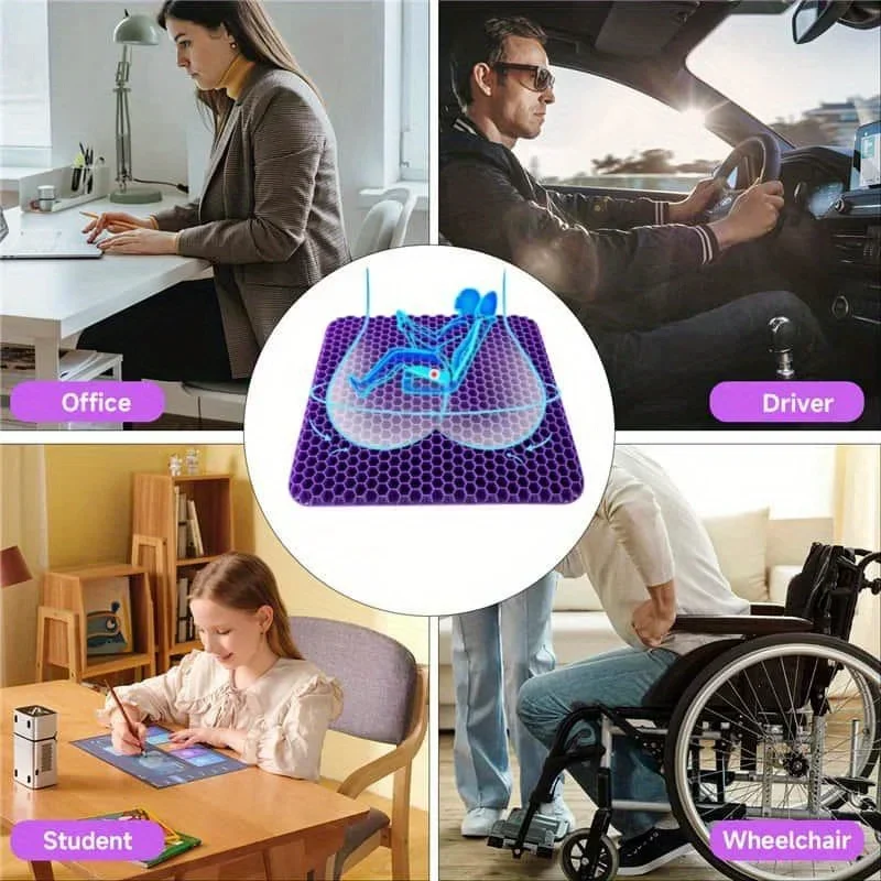 Cojín de gel para asiento, 1 u - Office Chair Cushion reseña y precio