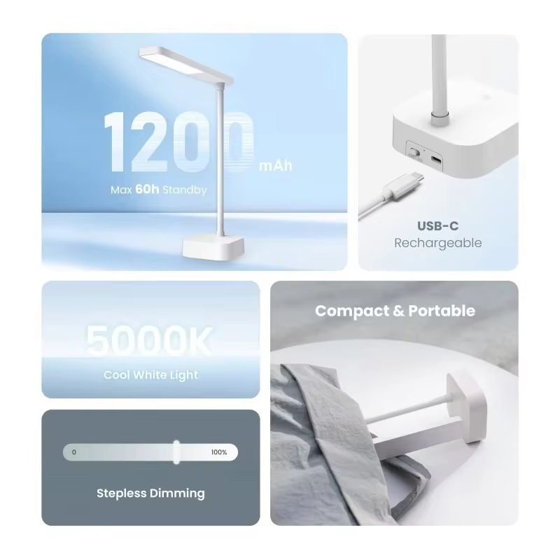Lámpara de escritorio recargab - Desk Lamp reseña y precio