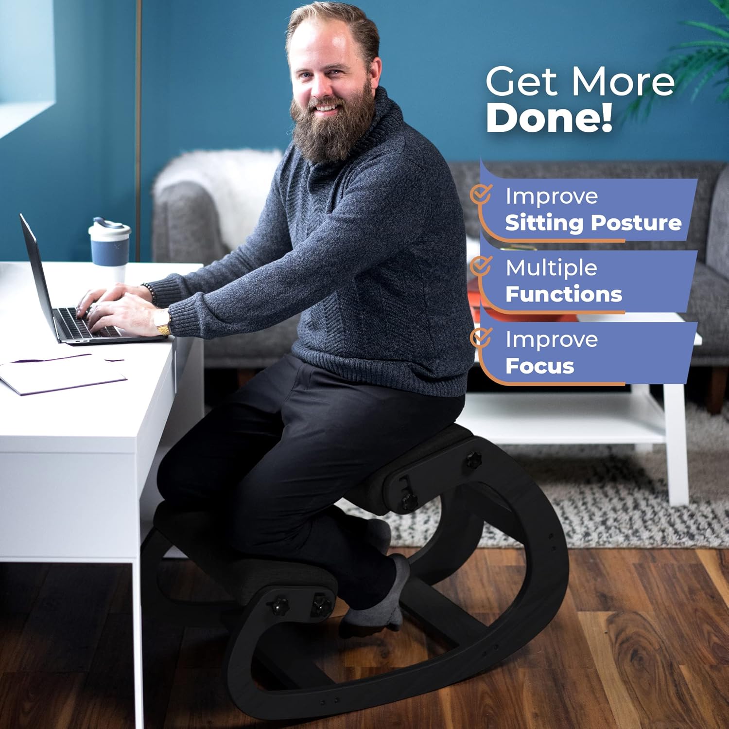Silla ergonómica de madera par - Office Chair reseña y precio