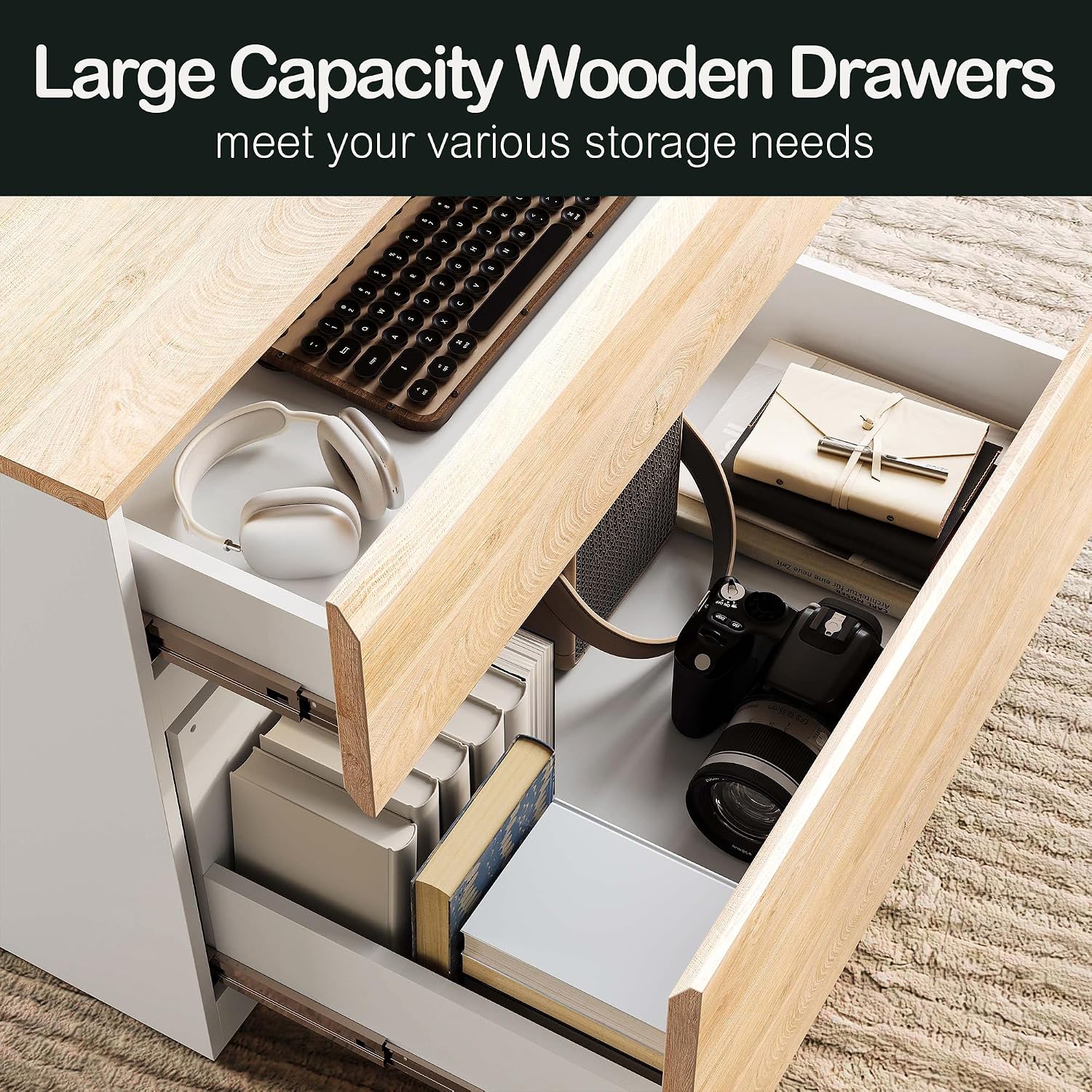 Archivador lateral de 2 cajone - Printer Stand reseña y precio