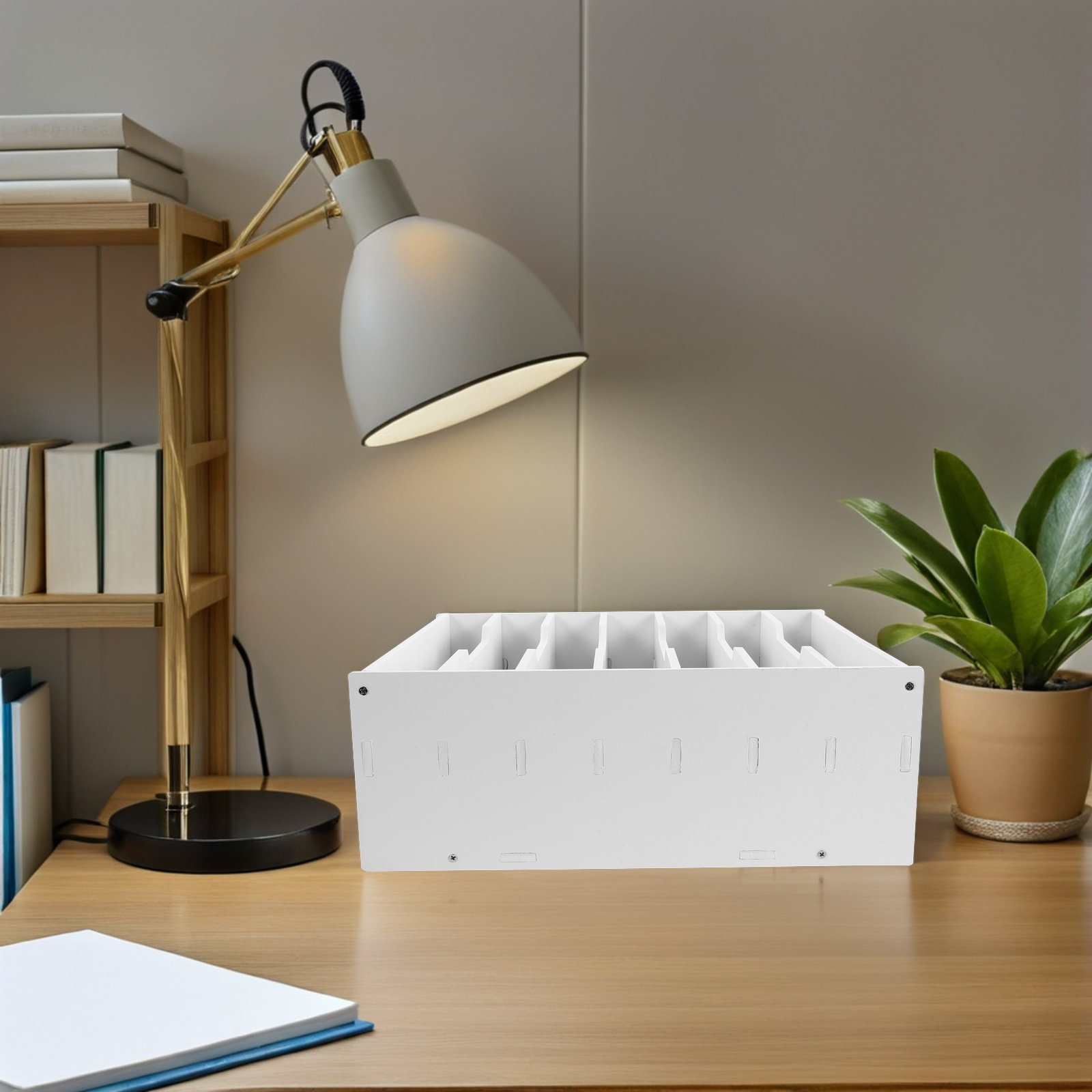 Contenedor de madera para guar - Desk Organizer reseña y precio