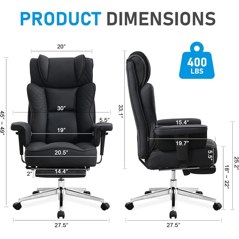 Silla de oficina grande y alta - Office Chair reseña y precio